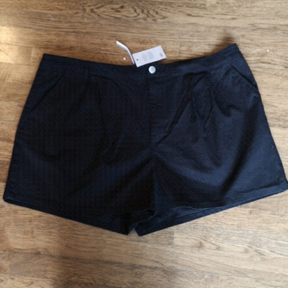 ASOS Curve Black Shorts Plus Size 20 New